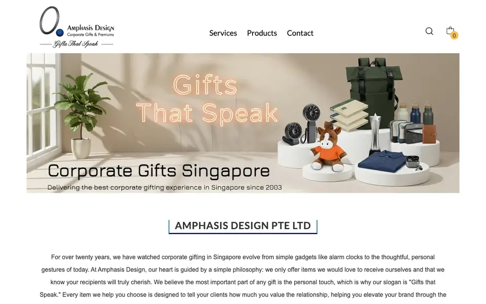 Amphasis Design website homepage, 4 Oct 2026