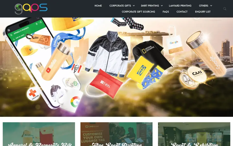 Global Asia Printings website homepage, 4 Oct 2026