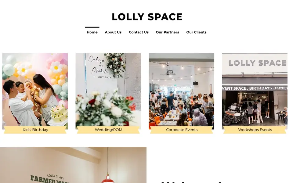 Lolly Space SG website homepage, 4 Oct 2026