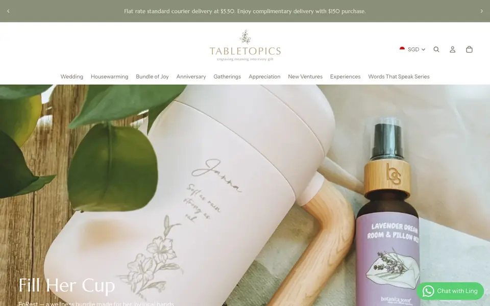 Tabletopics website homepage, 4 Oct 2026
