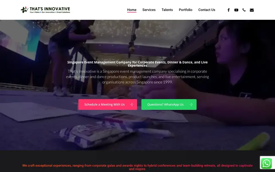 Thats Innovative website homepage, 4 Oct 2026