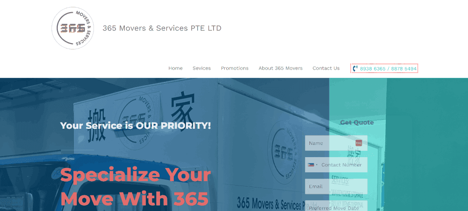 365 Movers & Services Pte Ltd